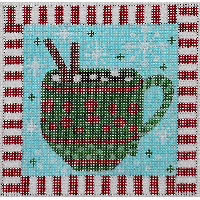 Hot Chocolate in Green Mug square