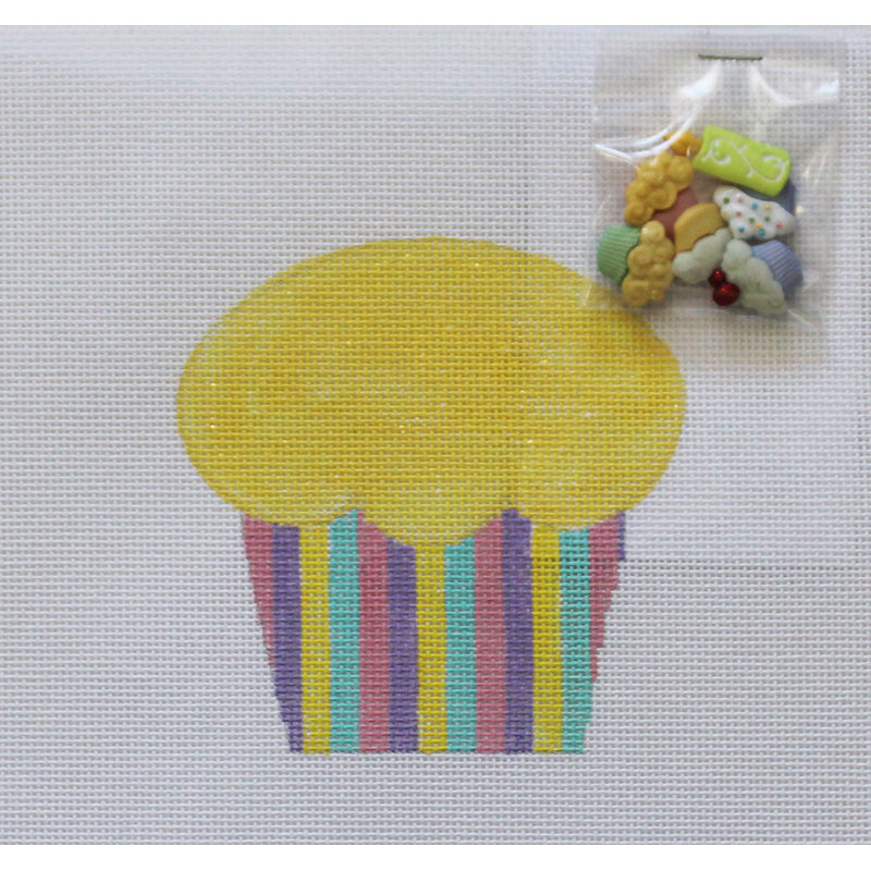 Birthday Cupcake by Hummingbird Needlepoint