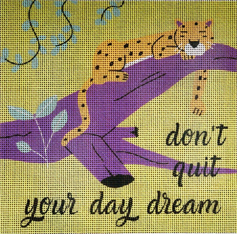 Don't Quit Your Daydream Small Needlepoint Kit