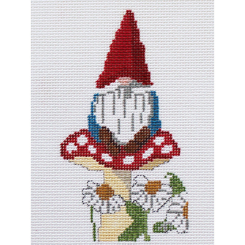 Spring Man Gnome Needlepoint