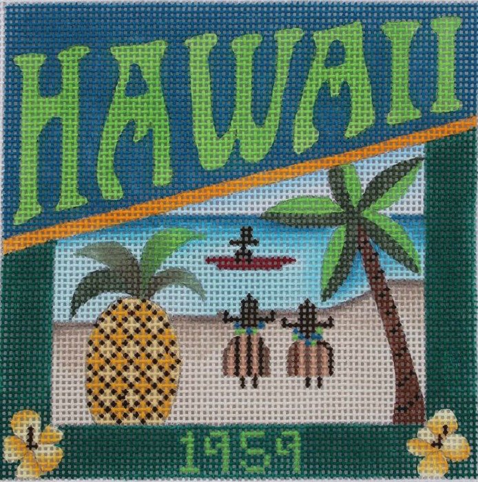 Hawaii Needlepoint - Canvas Only