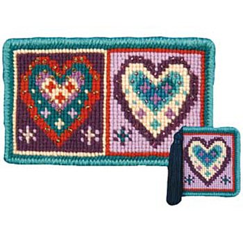 Hearts Needlepoint Kit