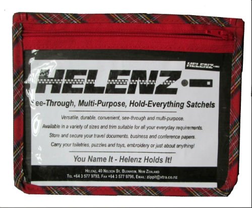 Helenz Bag 6" x 5" - Red Plaid
