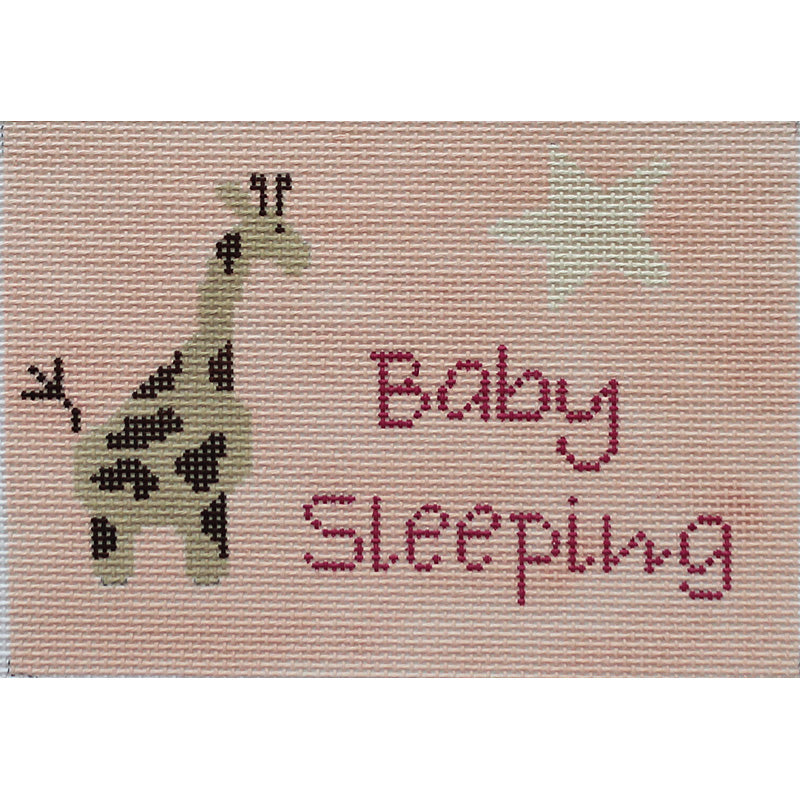 Baby Girl Sleeping Giraffe by JChild Designs