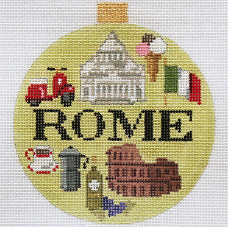 Rome Needlepoint Ornament