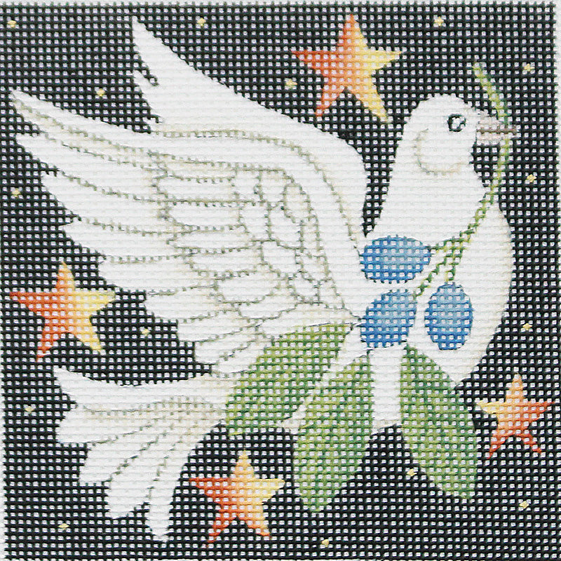 Maggie Needlepoint canvas sold with or without threads and measuring 5 x  5. The design is handpainted onto 18 mesh needlepoint canvas. –  Needlepoint For Fun