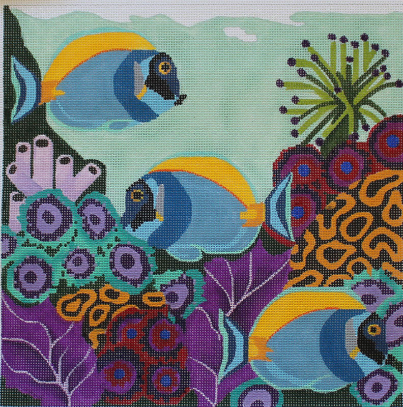 Tangs in Reef by Melissa Prince