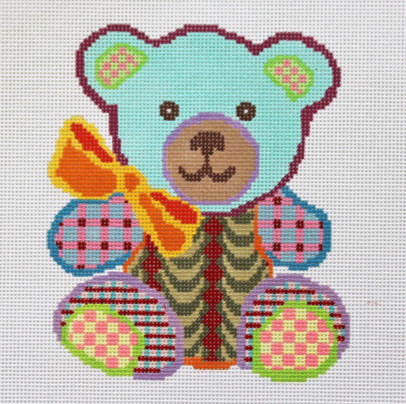 Colorful teddy bear - Canvas Only