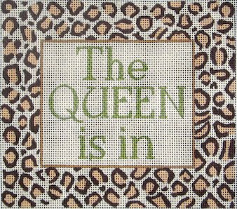 The Queen Is In Needlepoint - Canvas Only