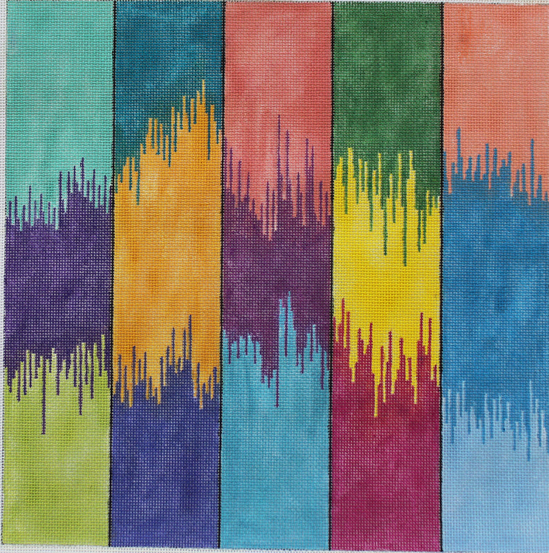 Colorful Ikat by Sally Corey