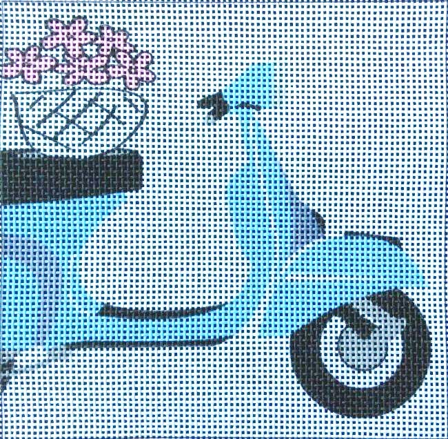 Scooter Easy Needlepoint