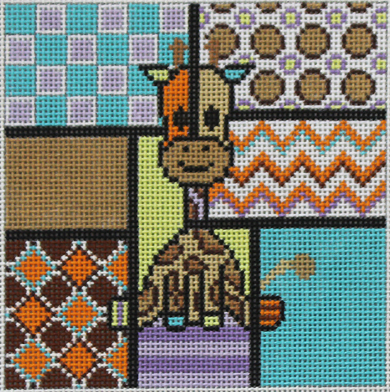 Colorful Giraffe by Sew Much Fun
