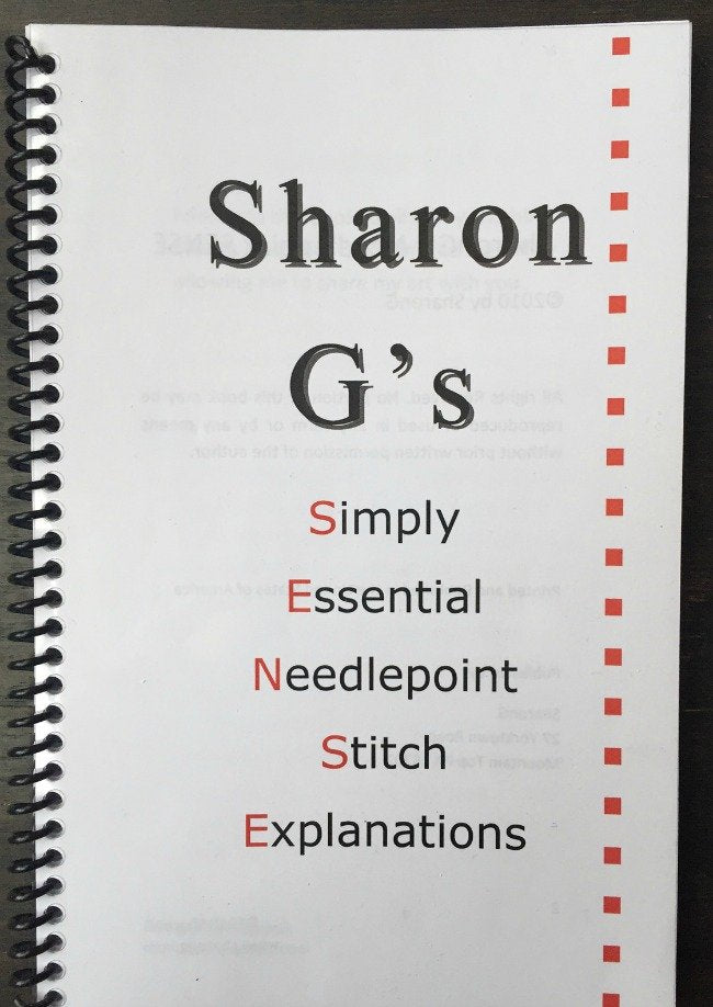 SharonG's Needlepoint SENSE Book