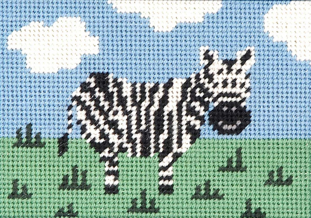 Kids Needlepoint Kit Zebra