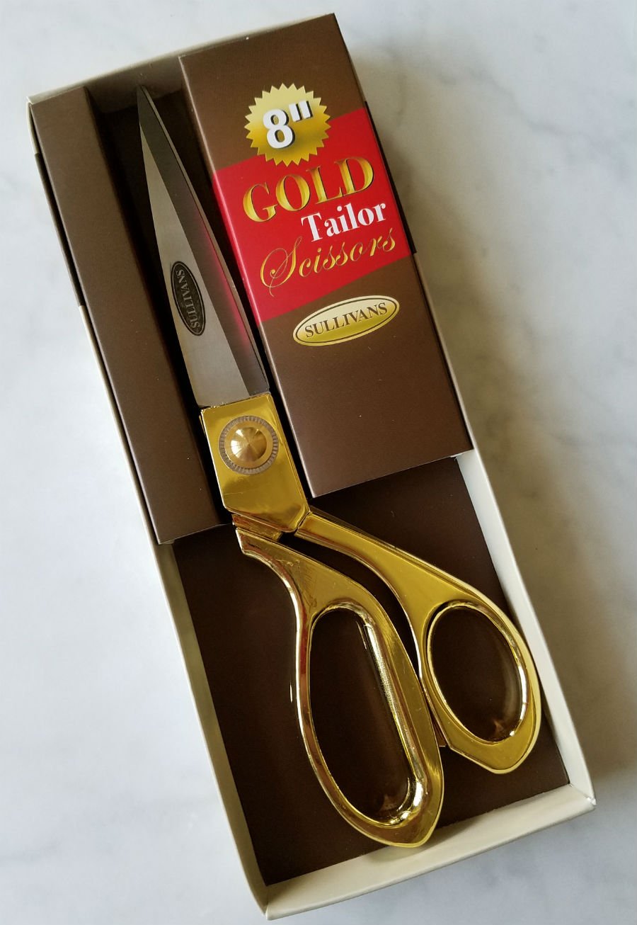 Sullivan's Gold tailor scissors have a 8 blade. – Needlepoint For Fun