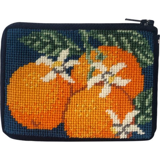 Stitch &amp; Zip Coin Purse Oranges
