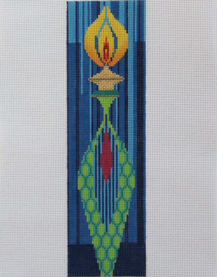 Tall Candle needlepoint by Tapestry Fair