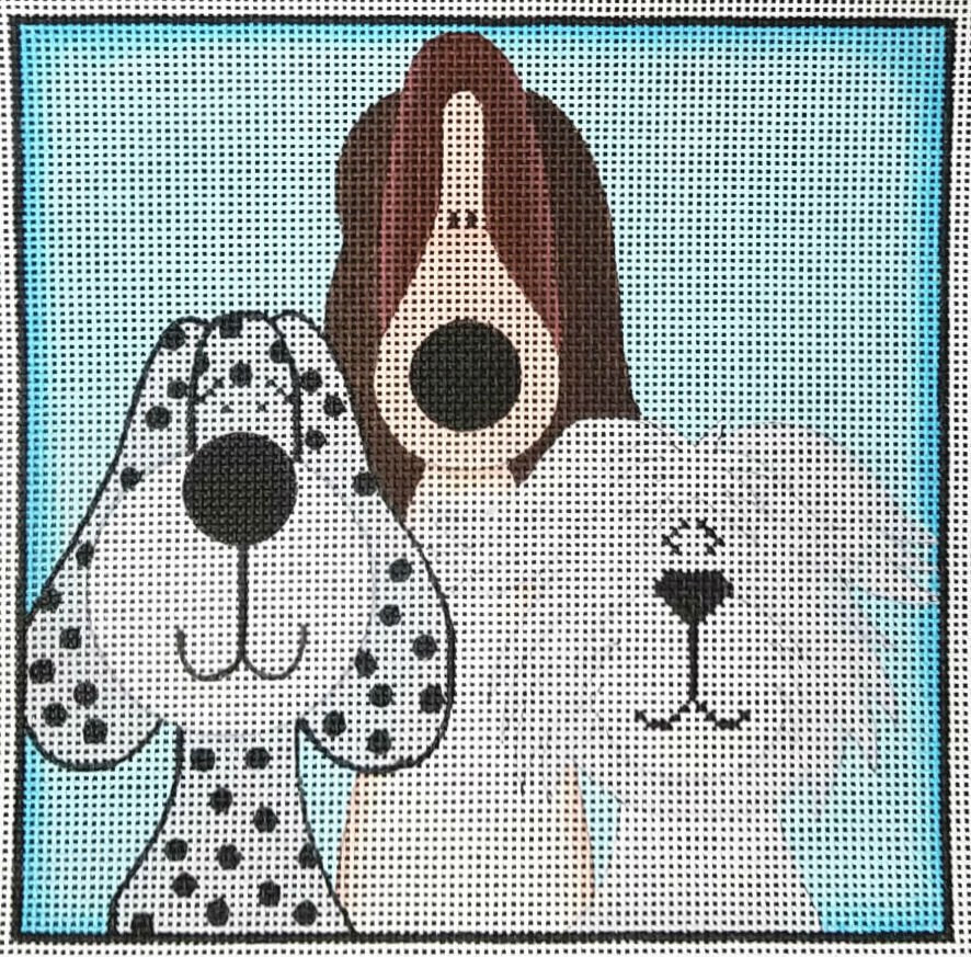 Whimsical Pups #2 - Canvas Only