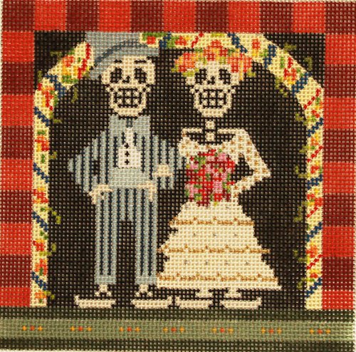Wedding Skeletons by D DeRusha - Canvas Only