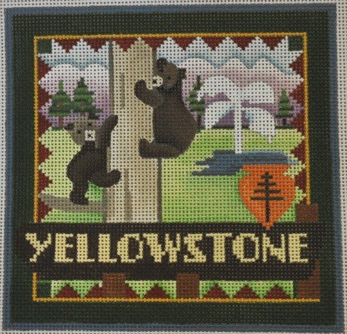 Yellowstone Needlepoint - Canvas Only